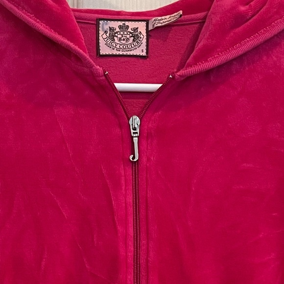 JUICY COUTURE pink velour jacket - Picture 11 of 11